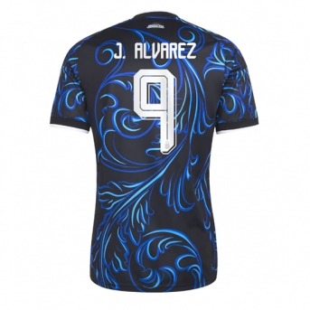 Billige Fotballdrakt Argentina Julian Alvarez #9 Replika Bortedrakt VM 2026 Kortermet